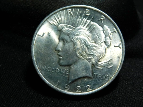 US 1922 PEACE  SILVER DOLLAR  BU