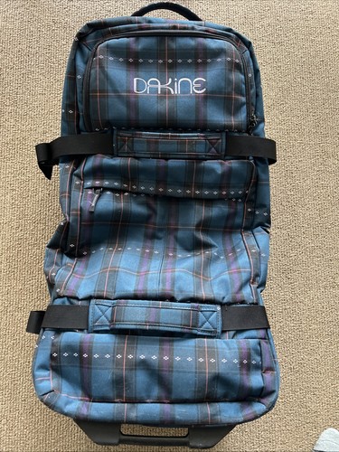 Dakine Split Roller 65L Rolling Duffle Rare Designer Plaid Print Season W16