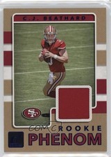 2017 Panini Donruss Rookie Phenom Jerseys Blue CJ Beathard #27 1ao4