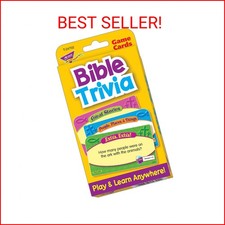 Trend Enterprises Bible Trivia Flash Cards