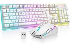 K10 LED RedThunder Wireless Gaming Keyboard Mouse Combo Backlit Rechargeabl