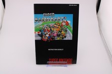 Super Nintendo SNES Super Mario Kart MANUAL ONLY
