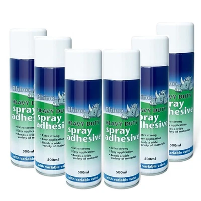 WINSOME 500ml Heavy Duty Spray Adhesive Glue DIY Bonds Foam Carpet Tile Craft Fabric