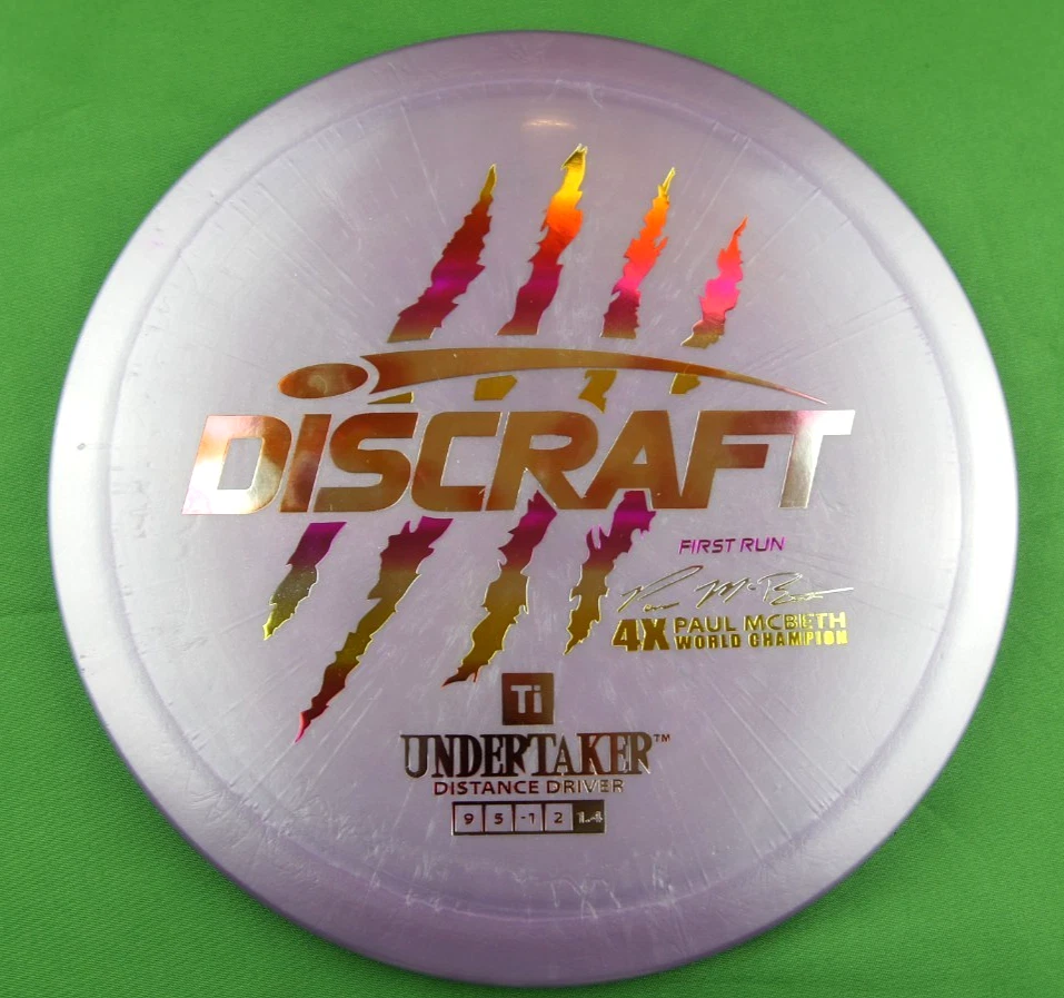 NEW Discraft Ti UNDERTAKER 4X Claw Paul Mcbeth First Run 173g - Image 3 of 4