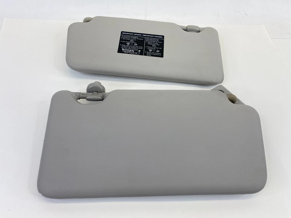 2014 2015 Nissan Versa Note Left & Right Sun Visor Sunvisor Set Pair OEM Foto 3 de 4
