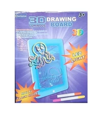 Chomunce 3D Luminous Drawing Board Magic Pad LED Light Up Glow Multi Flash Mode
