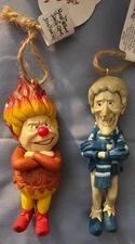 The Year Without A Santa Claus Heat Miser & Snow Miser Ornaments By Jim Shore
