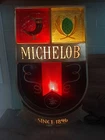 Vintage Michelob Lighted Bar Beer Sign Retro Colors Working Light Bar/Man Cave