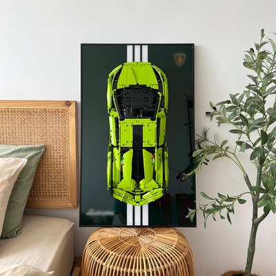 LEGO Lamborghini Sián Frame Wall Mount Display & Storage 42115 FREE FAST SHIP !