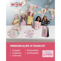 Prinzessin Lilifee 47-Tlg. Party Set – Deko Mit Wimpel GeschenktüTen Servietten