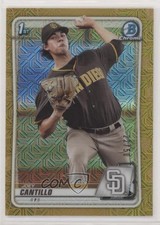 2020 Bowman Mega Box Gold Mojo Refractor 22/50 Joey Cantillo #BCP-76 08sq