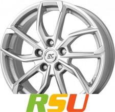 4x RC-Design RC34 kristallsilber 6.5x16" ET45 LK5 114.3 ML 60.1 Alufelgen 16 ...
