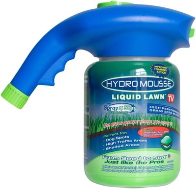 Hydro Mousse Liquid Lawn Kit with Spray n Stay Technology Grass Blend