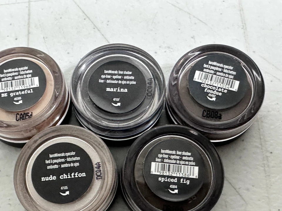 bareMinerals Discontinued i.d. Eye Color Marina Spiced Fig Nude Chiffon 5-Piece - Image 4 of 4