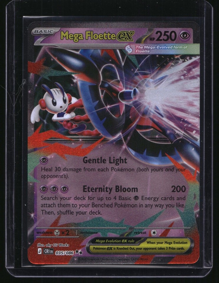Pokémon Chaos Rising # Mega Floette ex Pokémon Chaos Rising #035/086 Mega Floette ex