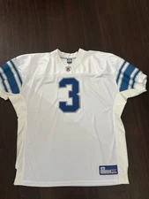 RARE! Authentic NFL REEBOK Detroit Lions HARRINGTON #3 Jersey Size 52 SIGNED