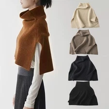 Winter Warm Cashmere Shawl for Women Multi-Wear Scarf Cape Accessory