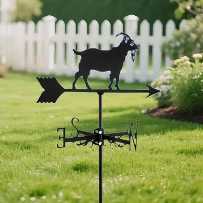 Wetterfahne aus Metall, Geschenk, schwarze Windfahnen aus Metall für den