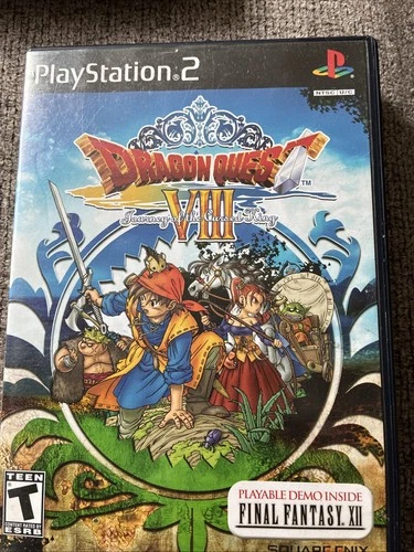 Ps2 - Dragon Quest VIII Journey Of The Cursed King - No Bonus Disc - No Manual