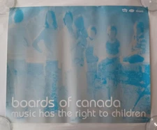 BOARDS OF CANADA Music Has The Right To Children POSTER 1998 Warp Skam LP 22x18