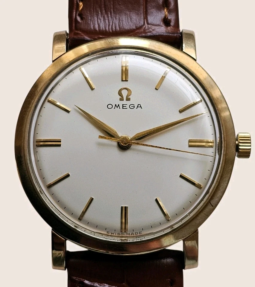 Reloj Omega vintage de oro macizo de 9k de cuerda manual para hombre Cal 520 ... - Imagen 2 de 4