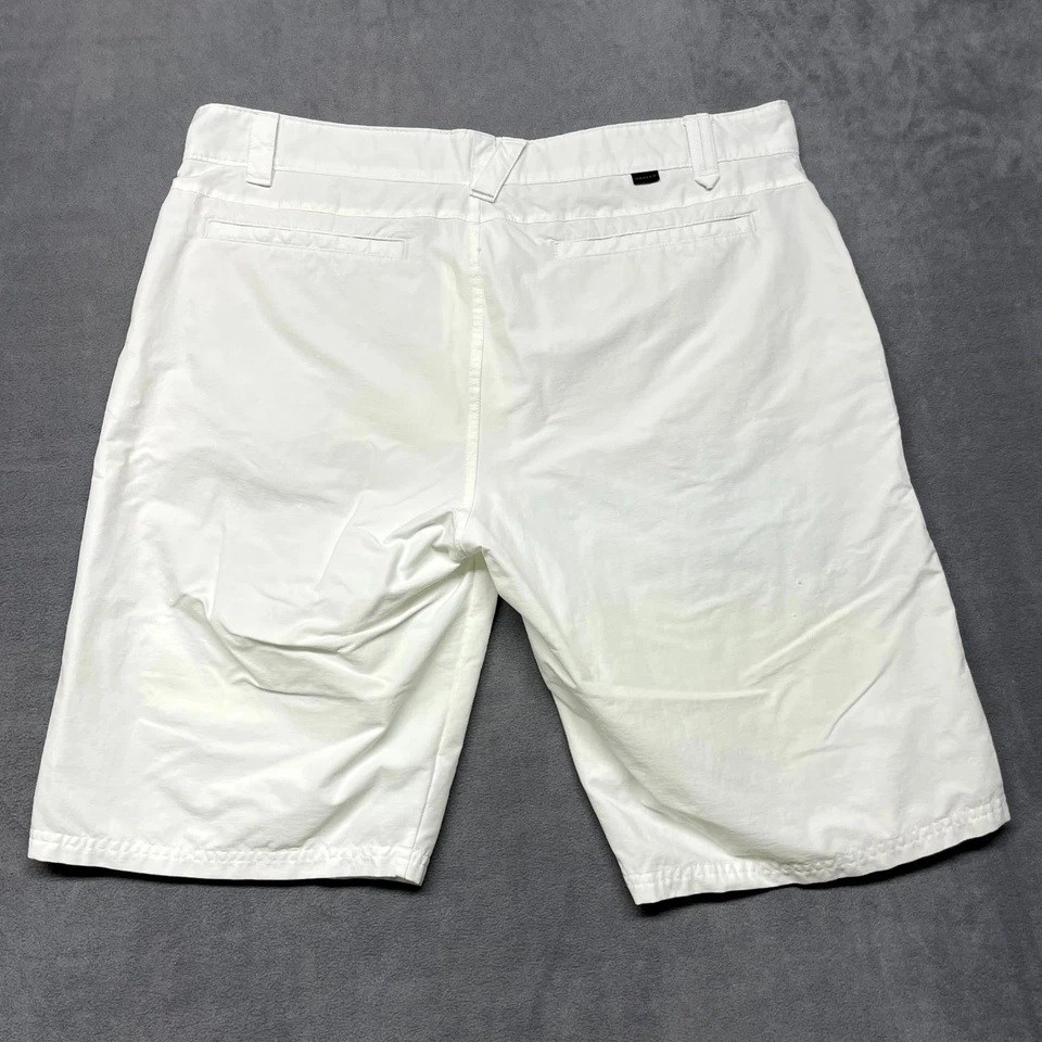 Pantalones Cortos de Golf Oakley Performance Para Hombres 36 Blancos Elastizados Tiro Medio Logo Resort Wear Foto 2 de 4