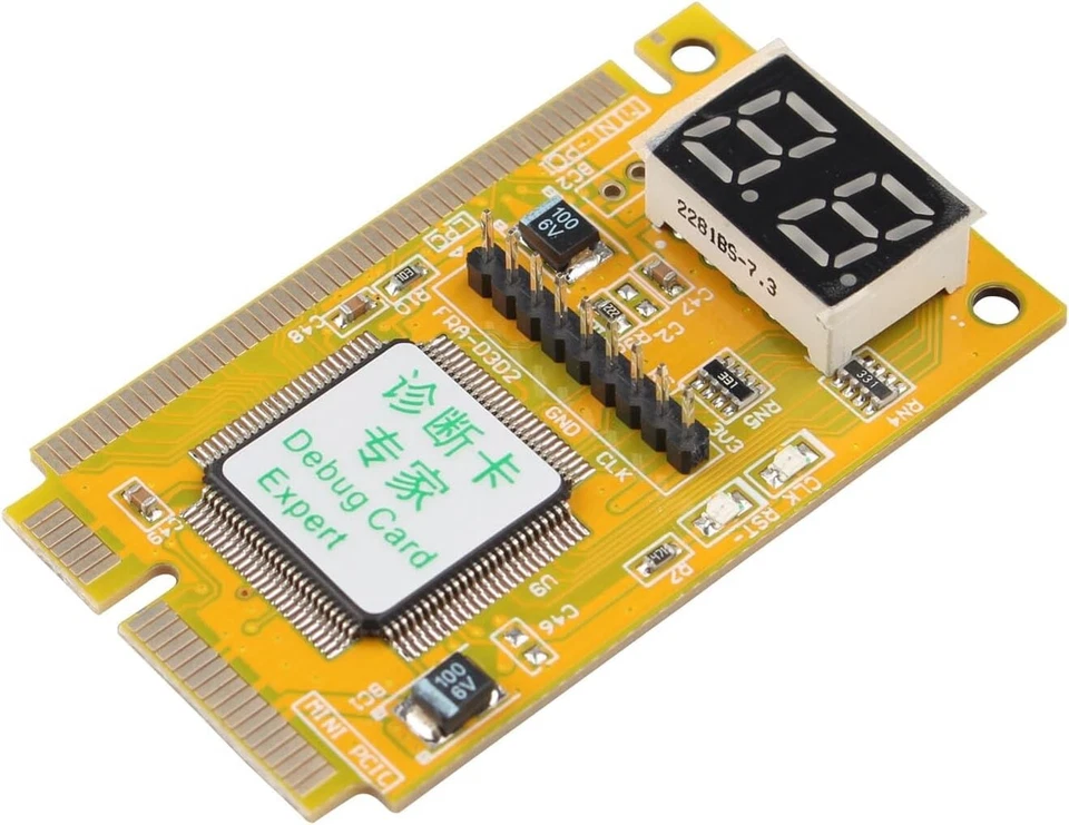 3 In 1 Mini PCI PCI-E LPC PC Laptop Analyzer Tester Diagnostic Post Test Card UK - Image 3 of 4