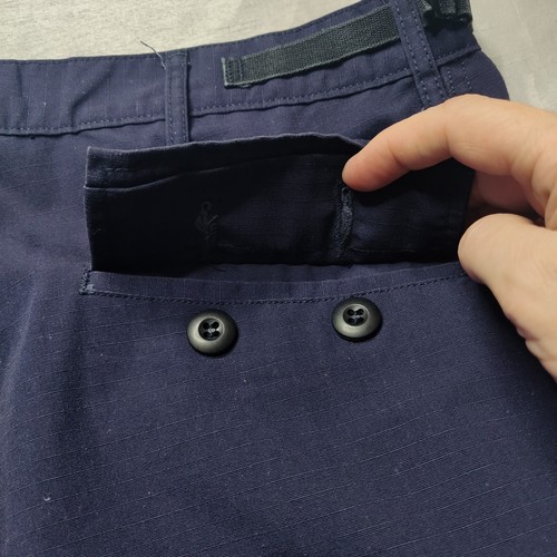 PROPPER Men Large Blue Ripstop Cotton Blend 10" Tactical Cargo Shorts F5261 - Picture 14 of 15