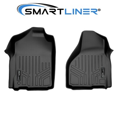 SMARTLINER Custom Fit Floor Mats 1st Row Set 2009-2012 Dodge Ram 1500 2500 3500