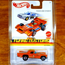 Hot Wheels Flying Customs '57 T-Bird Orange Blackwall Thailand 2013 Thunderbird