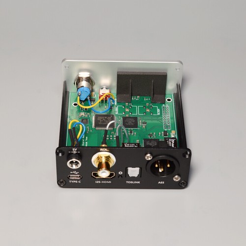 HIFI AF200 USB digitale SPDIF ottico coassiale AES I2S HDMI DSD1024 PCM768 - Foto 9 di 10