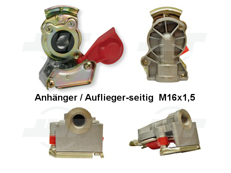 SERTPLAS Luftwendel M16 Set – 4 M Wendelschlauch Mit Kupplungsköpfen Gelb & Rot