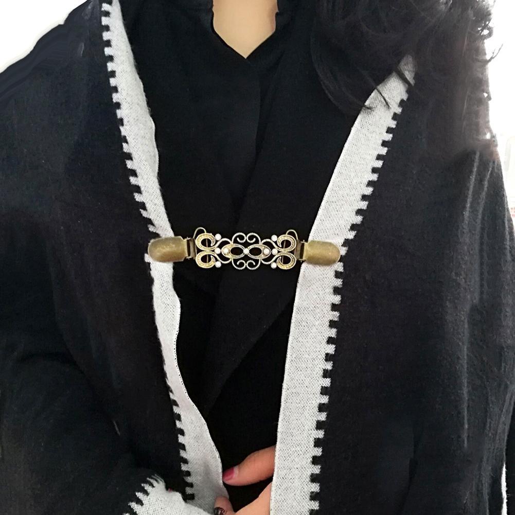 Cardigan Clips 3er Set Vintage - Diamant Design | Gold, Silber & Bronze