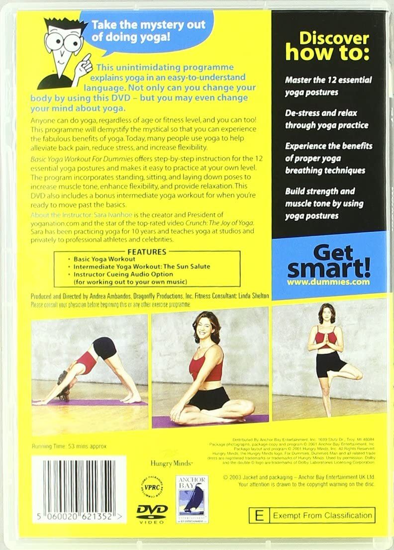 Basic Yoga Workout For Dummies (DVD) eBay