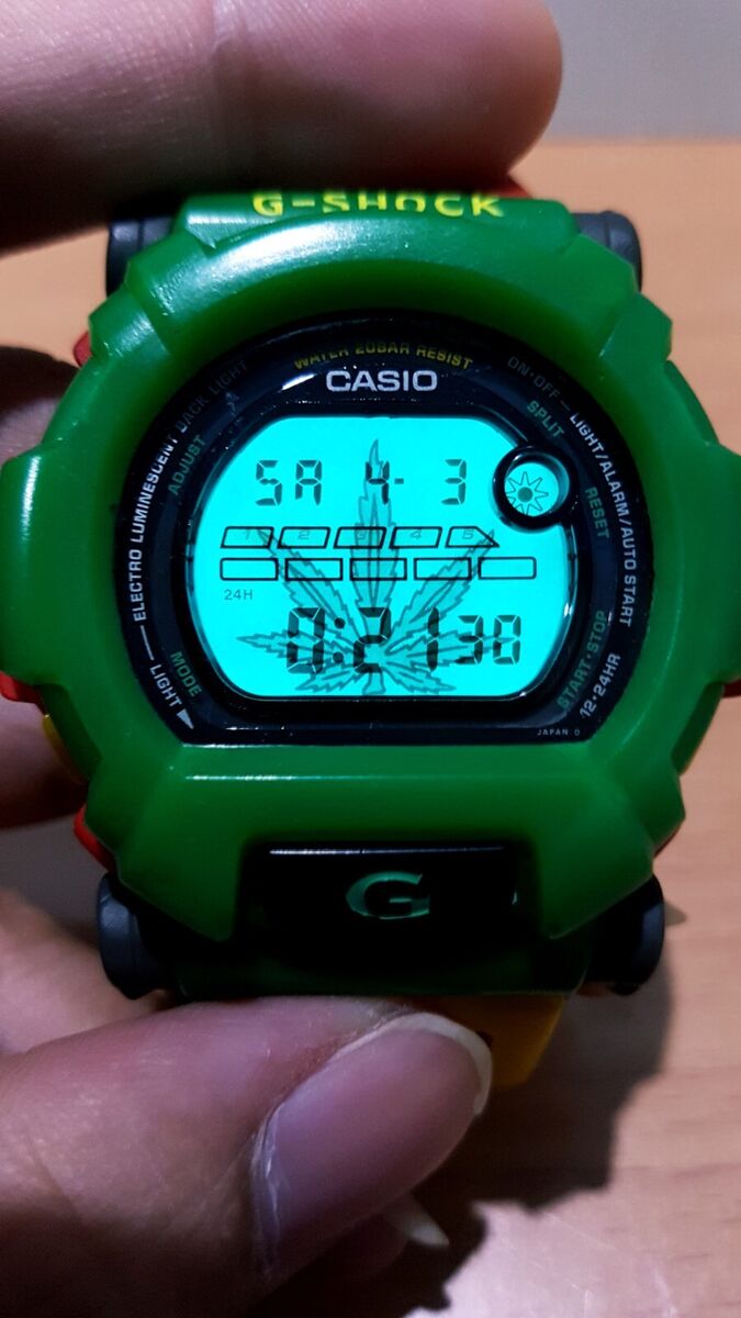 G-Shock Vintage DW-002BM Rastafarian Reggae Hip-hop Bob G-Shock Vintage DW-002BM Rastafarian Reggae Hip-hop Bob