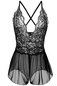 Sexy Lingerie Sleepwear Lace Women G-String Dress Underwear Babydoll Nightwear