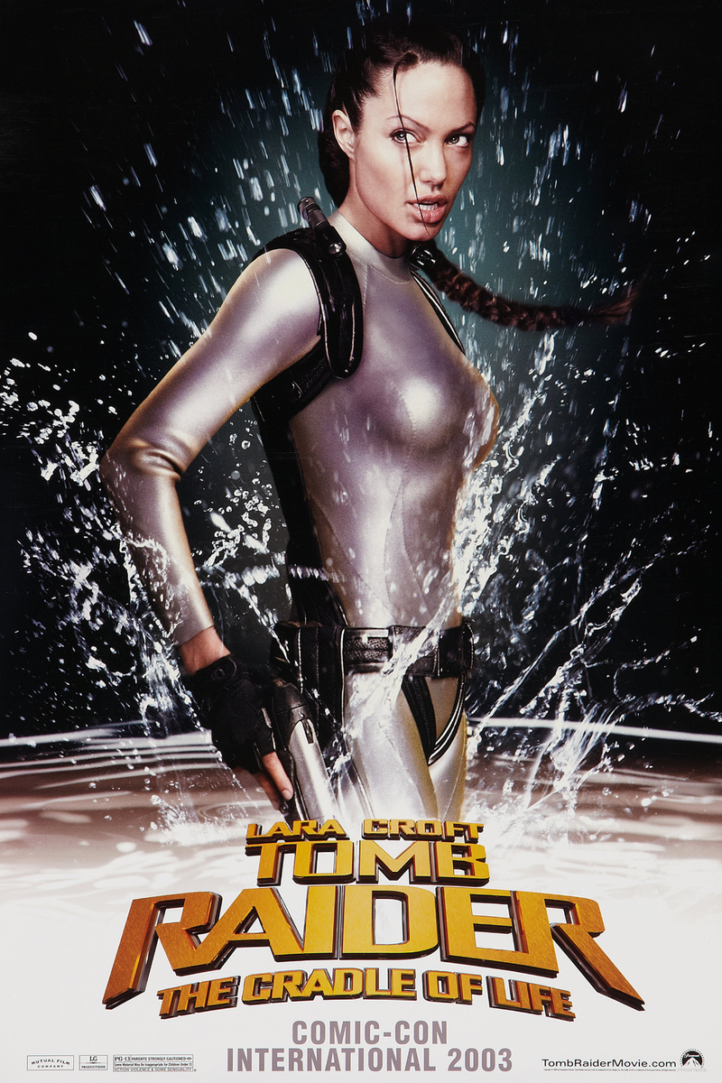 Tomb Raider Lara Croft The Cradle of Life Movie Poster Angelina