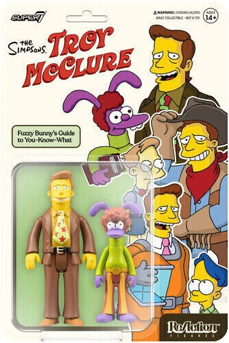Los Simpson Reaction Troy McClure Cocina con ADN Carne de Conejo Difuso Juego de 3 - Imagen 3 de 3