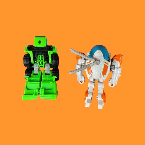 Playskool Heroes Transformers Rescue Bots Boulder Construction Rescan Blades - Picture 4 of 7