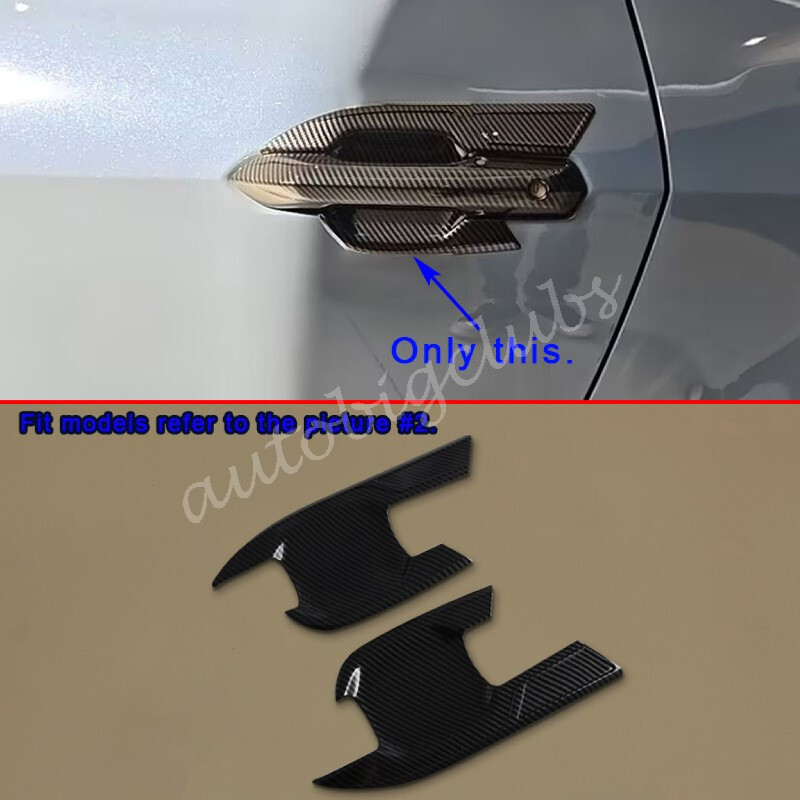 2024-2025 Ford Mustang Carbon Fiber Door Cup Trims Accessories