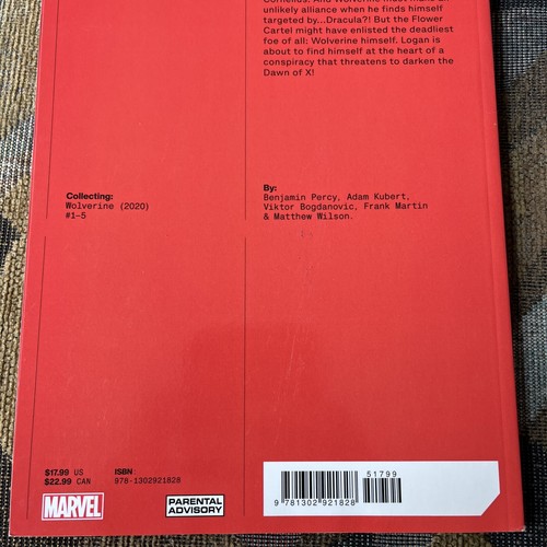 Wolverine by Benjamin Percy Vol 1 2020 TPB Marvel Comics Very Good - Picture 7 of 15