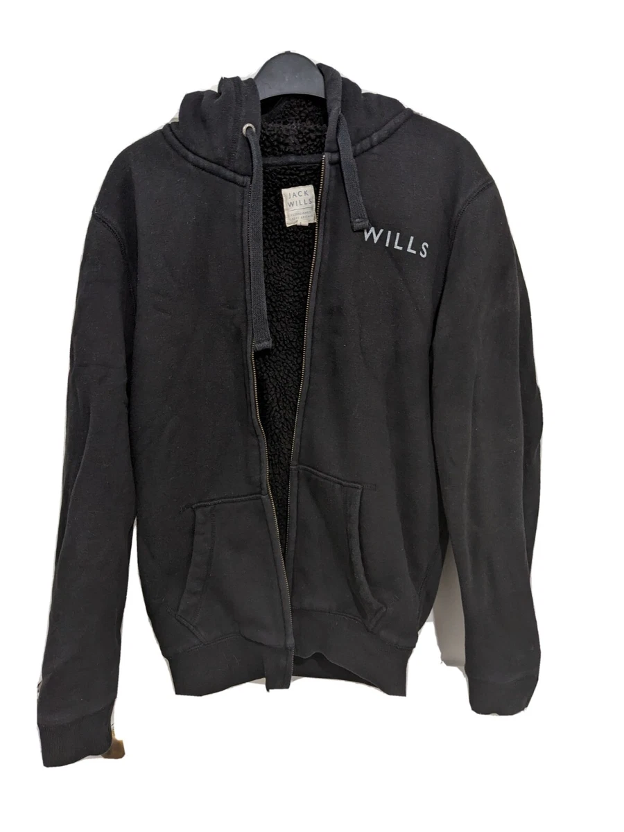 Jack wills top hoodie black