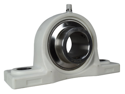 1-1/2'' Stainless Steel Plastic Pillow Block Bearing MUCPPL208-24, YAS-1-1/2-PT