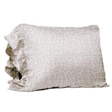 Unique Leopard Ruffled Satin Pillowcase King Size Pack of 3