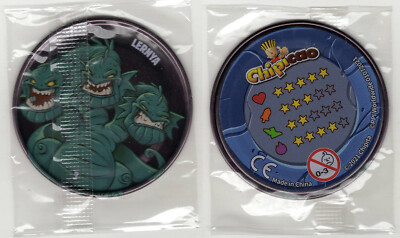 CHIPICAO HERCULES SERIE METALL POG TAZOS Nr. 3 LERNYA NEU VERSIEGELT AUS GRIECHENLAND