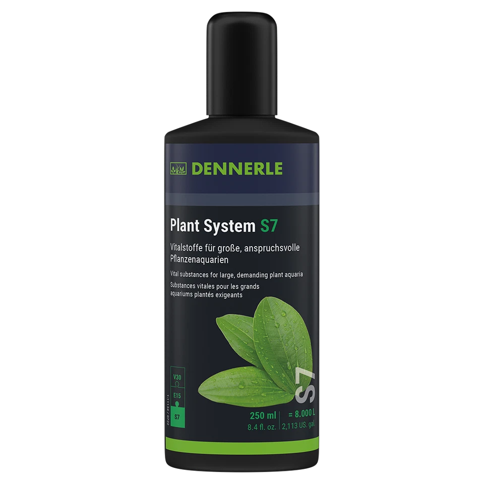 Dennerle Plant System S7, 250 ml Vitalstoffe Mikronährstoffe Dünger Aquarium