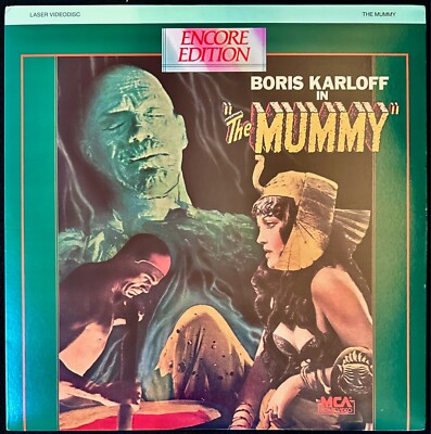 The Mummy 1932 Encore Edition Boris Karloff B&W Laserdisc | eBay