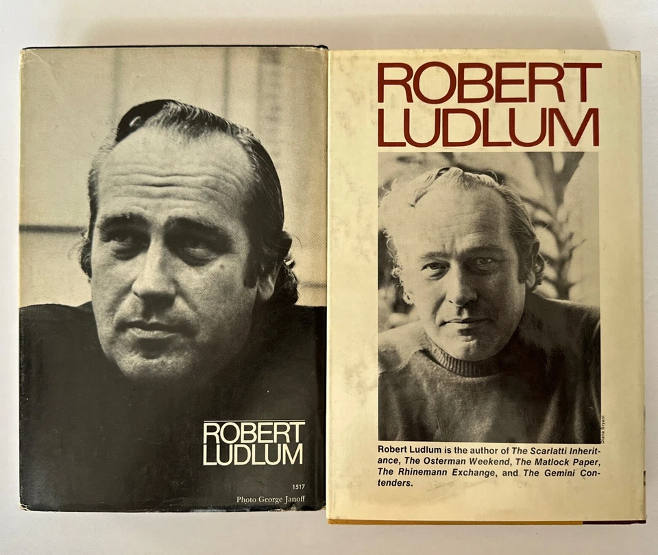 Vintage Robert Ludlum Book Lot Of Two In First Printing Foto 2 de 4