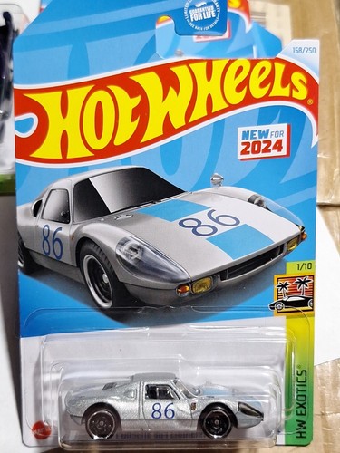 2024 Hot Wheels Porsche 904 Carrera GTS Gray 158/250 US Card - Picture 2 of 2