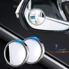 2X For Cars Vans Motorcycles 360° Wide Angle Adjustable Blind Spot Mirror Small